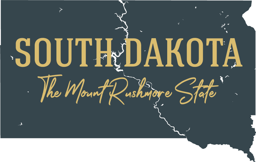South Dakota state map
